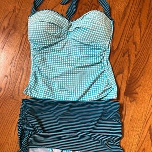 Tommy Bahama halter Tankini with Swim skirt